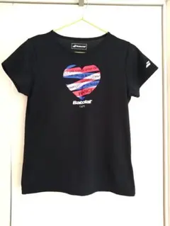 バボラ　レディース　テニス　シャツ 黒サイズ　L Babolat