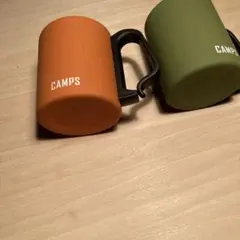 オレンジ　グリーンステンレスカップ2Pのサムネイル