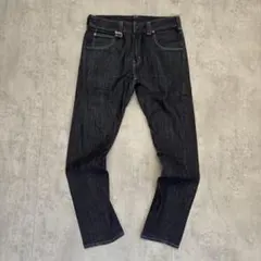 00's デニムパンツ　立体裁断　リジッド　ギミック　金具チェーン　アメカジ