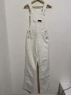 古着　オーバーオール　ホワイトオーバーオール