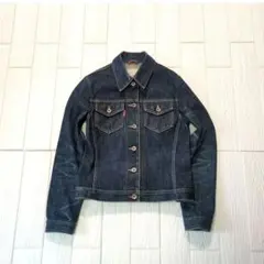 美品 デニムジャケット ジージャン ユーズド加工 カジュアル フェアリーグランジ