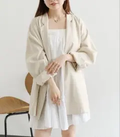 kastane デザインオーバーシャツジャケット アイボリー F