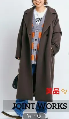 JOINT WORKS J-スーパー100Wビーバーダブルブレストコート
