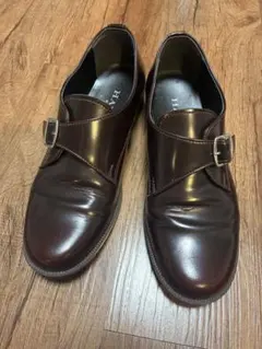 HARUTA モンクストラップシューズ #237 ブラウン　23.5cm