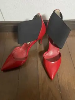 Diana ダイアナ　レッド ハイヒール ポインテッドトゥ