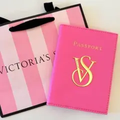 新品未使用 Victoria's Secret パスポートケース ピンクNo.1