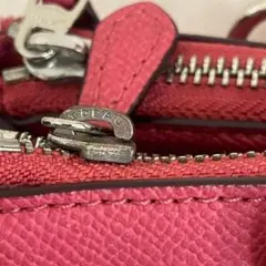 COACH ハンドバック ピンク ゴールド コーチ レザー