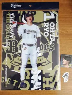 オリックス　バファローズ　太田椋　 クリアファイル＆ステッカー