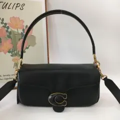 新品 COACH コーチ   タビー ショルダーバッグブラック26
