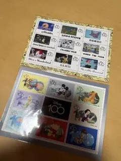ディズニー 切手風シール