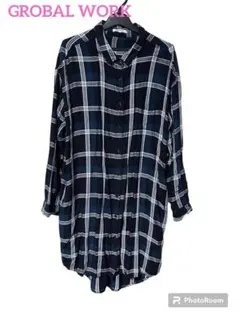 マ*ト様 特価セール‼️グローバルワーク　シャツワンピース　レディース　チェック
