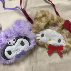 サンリオキャラクターズ〜ラテクマバージョン〜 キティ&クロミ ポシェト2点セット