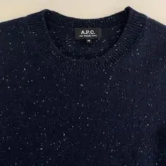 A.P.C. ネイビー スラブニット XSサイズのサムネイル