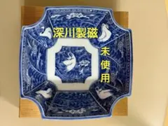 ご予約品 有田焼 源右衛門 染付魚花 方皿 - メルカリ