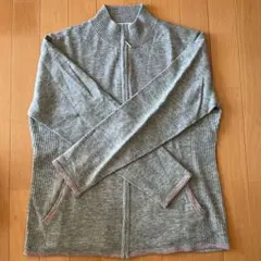 ④カシミヤ混　BAY HILL レナウン　ジッパー付きセーター　カーディガン