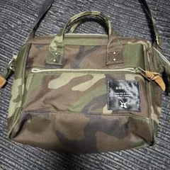 anello アネロ 2way ショルダーバッグ カモフラ柄