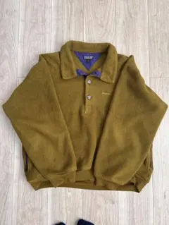 【幻級/エラー品/珍品】patagonia USA製 プルオーバー　フリース