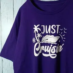 アメリカ古着 クルーズ船 ヤシの木 半袖 Tシャツ