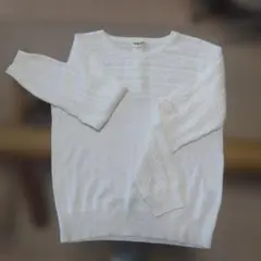 SOUP オフホワイト ケーブルニット セーター 11