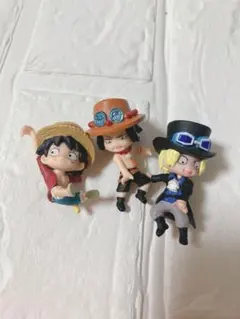 水際の能力者　ガチャ　ASL3兄弟セット　ワンピース  ルフィ　サボ   エース