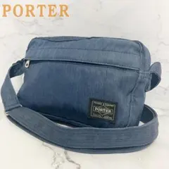 B232【美品】PORTER 吉田カバン★ミニショルダーバッグ ネイビーのサムネイル