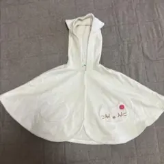 ニットプランナー 猫の顔ポンチョ ホワイト