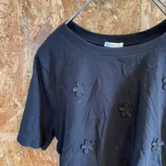 AE9043 COLZA 半袖Tシャツ ブラック レディース M ポス