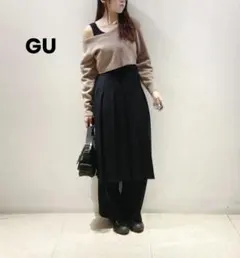 プリーツミディスカートのサムネイル