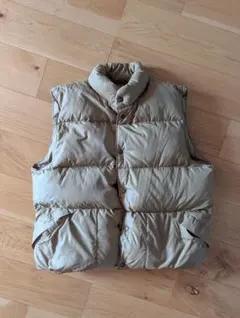 90'S LL Bean グースダウン ダウンベスト タン XL