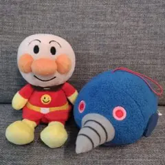 プリちぃビーンズ　アンパンマン　もぐりん　ころふわ　のりメカ　ぬいぐるみ