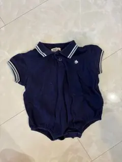POLO Baby ネイビー ロンパース 80