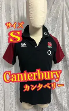 Canterbury カンタベリー　半袖　ポロシャツ　イングランド　Sのサムネイル