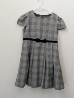 【美品】キャサリンコテージ 140 ワンピース チェック フォーマル