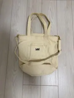 Lee トートバッグ クリーム色