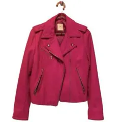 GAP アウター レディース ライダースジャケット XS ピンク