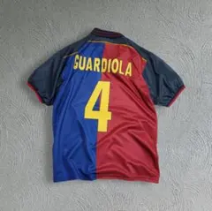 FCバルセロナ 1998-00 ホームユニフォーム グアルディオラ #4 正規品 FCバルセロナ 1998-00 ホームユニフォーム グアルディオラ #4 正規品