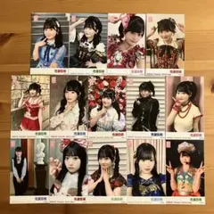 布袋百椛 9月 AKB48劇場 ピンポン チェキ風生写真 おまけ13種