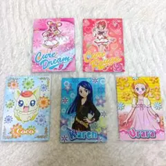 プリキュア キャラクターカード 5枚セット　平成　レトロ　プリキュア５