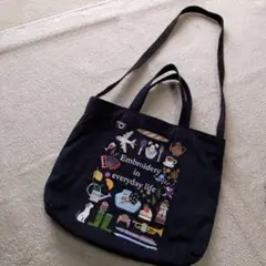 刺繍トートバッグ「Embroidery in everyday life」