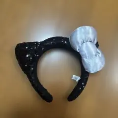 猫耳カチューシャ スパンコール 黒