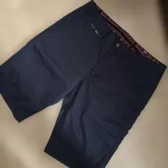 EDWIN ネイビー ショートパンツ バックポケット付き