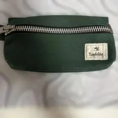 Luddite 緑色 ジッパー付き筆箱のサムネイル