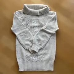 L'EST ROSE アイボリー オフショルダーニット