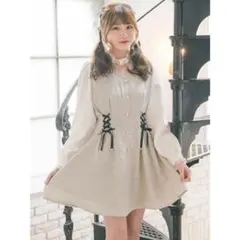 ROJITA チョーカーネックサマーツイードワンピース