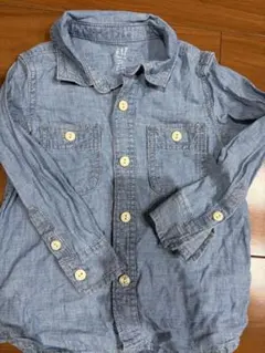 GAP デニム長袖シャツ 2歳
