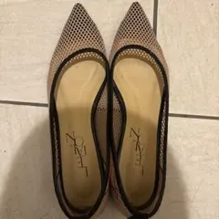 LE TALON メッシュ フラットシューズ 24.5cmのサムネイル