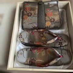 和装用バッグと下駄のセット