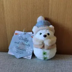 ダッフィー シークレットオブスノーウィデイ ぬいぐるみチャーム 雪だるま