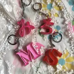 レトロキーホルダー　推し活　推しカラー　ファンシー雑貨　なにわ男子　みっちー推し