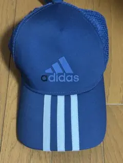 adidas キャップ ネイビー メッシュ